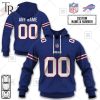 Personalized NFL Buffalo Bills Home Jersey Style Hoodie