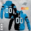 Personalized NFL Carolina Panthers Mix Jersey Style Hoodie