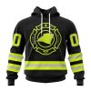 Personalized NFL Carolina Panthers Special FireFighter Uniform Design Hoodie