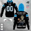 Personalized NFL Carolina Panthers You Laugh I Laugh Jersey Hoodie