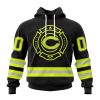 Personalized NFL Chicago Bears Special FireFighter Uniform Design Hoodie