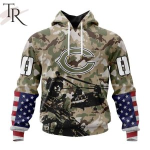 Personalized NFL Chicago Bears Special Salute To Service Design Hoodie