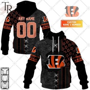 Personalized NFL Cincinnati Bengals Flag Special Design Hoodie