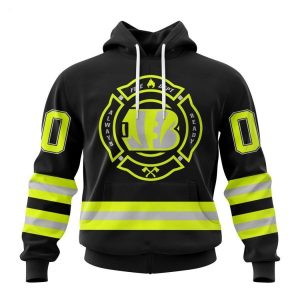 Personalized NFL Cincinnati Bengals Special FireFighter Uniform Design Hoodie