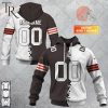 Personalized NFL Cleveland Browns Mix Jersey Style Hoodie