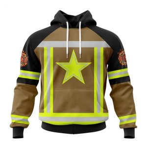 Personalized NFL Dallas Cowboys Special Firefighter Uniform Design T-Shirt