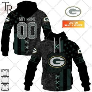 Personalized NFL Green Bay Packers Flag Special Design Hoodie