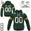 Personalized NFL Green Bay Packers Home Jersey Style Hoodie