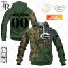 Personalized NFL Green Bay Packers Marine Camo Hoodie