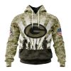 Personalized NFL Green Bay Packers Salute To Service Honor Veterans And Their Families Hoodie