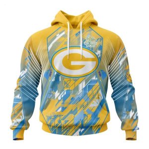 Personalized NFL Green Bay Packers Specialized Design Fearless Against Childhood Cancers Hoodie