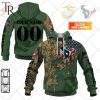 Personalized NFL Houston Texans Marine Camo Hoodie