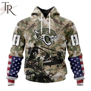 Personalized NFL Jacksonville Jaguars Special Salute To Service Design Hoodie