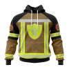 Personalized NFL Las Vegas Raiders Special Firefighter Uniform Design T-Shirt