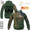 Personalized NFL Los Angeles Chargers Marine Camo Hoodie