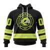 Personalized NFL Los Angeles Rams Special FireFighter Uniform Design Hoodie