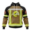 Personalized NFL Los Angeles Rams Special Firefighter Uniform Design T-Shirt