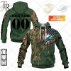 Personalized NFL Miami Dolphins Marine Camo Hoodie