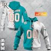 Personalized NFL Miami Dolphins Mix Jersey Style Hoodie