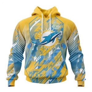 Personalized NFL Miami Dolphins Specialized Design Fearless Against Childhood Cancers Hoodie