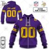 Personalized NFL Minnesota Vikings Alternate Jersey Hoodie 2223