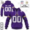 Personalized NFL Minnesota Vikings Home Jersey Style Hoodie