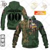 Personalized NFL Minnesota Vikings Marine Camo Hoodie