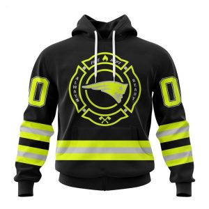 Personalized NFL New England Patriots Special FireFighter Uniform Design Hoodie