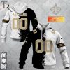 Personalized NFL New Orleans Saints Mix Jersey Style Hoodie