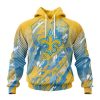 Personalized NFL New Orleans Saints Specialized Design Fearless Against Childhood Cancers Hoodie