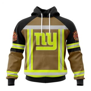 Personalized NFL New York Giants Special Firefighter Uniform Design T-Shirt