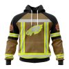 Personalized NFL Philadelphia Eagles Special Firefighter Uniform Design T-Shirt