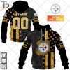 Personalized NFL Pittsburgh Steelers Flag Special Design Hoodie