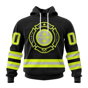 Personalized NFL Pittsburgh Steelers Special FireFighter Uniform Design Hoodie