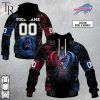 Personalized NFL Rose Dragon Buffalo Bills Hoodie