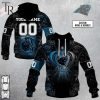 Personalized NFL Rose Dragon Carolina Panthers Hoodie