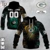 Personalized NFL Rose Dragon Green Bay Packers Hoodie