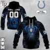 Personalized NFL Rose Dragon Indianapolis Colts Hoodie