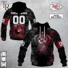 Personalized NFL Rose Dragon Kansas City Chiefs Hoodie