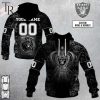 Personalized NFL Rose Dragon Las Vegas Raiders Hoodie