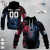 Personalized NFL Rose Dragon New England Patriots Hoodie