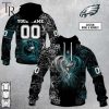 Personalized NFL Rose Dragon Philadelphia Eagles Hoodie