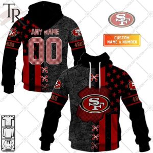 Personalized NFL San Francisco 49ers Flag Special Design Hoodie