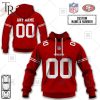 Personalized NFL San Francisco 49ers Home Jersey Style Hoodie