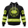 Personalized NFL San Francisco 49ers Special FireFighter Uniform Design Hoodie