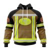 Personalized NFL San Francisco 49ers Special Firefighter Uniform Design T-Shirt