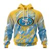 Personalized NFL San Francisco 49ers Specialized Design Fearless Against Childhood Cancers Hoodie