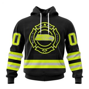 Personalized NFL Seattle Seahawks Special FireFighter Uniform Design Hoodie