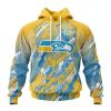 Personalized NFL Seattle Seahawks Specialized Design Fearless Against Childhood Cancers Hoodie