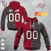 Personalized NFL Tampa Bay Buccaneers Mix Jersey Style Hoodie